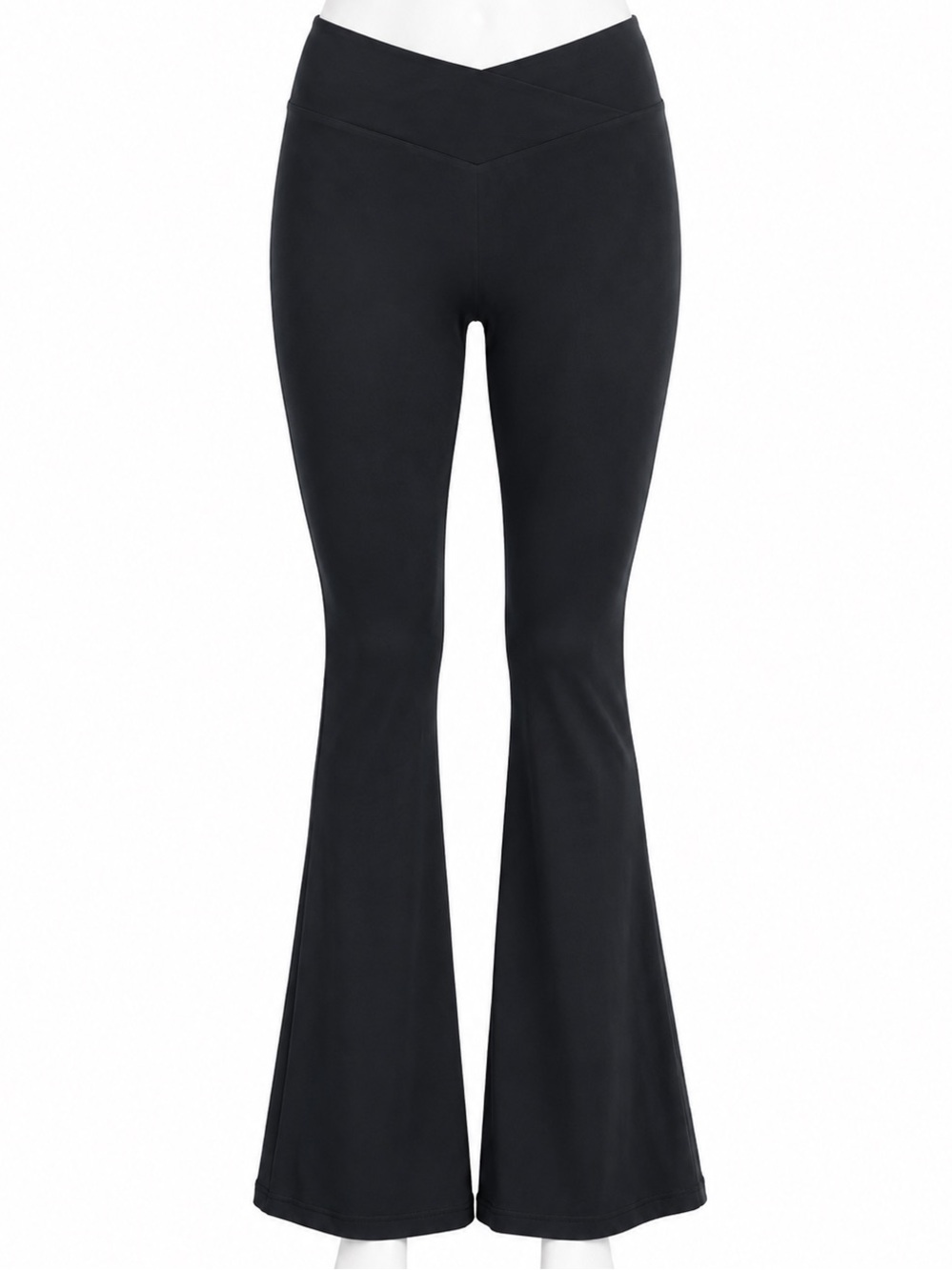 Sunzel Black Flare Leggings with V-Waist size 2XL